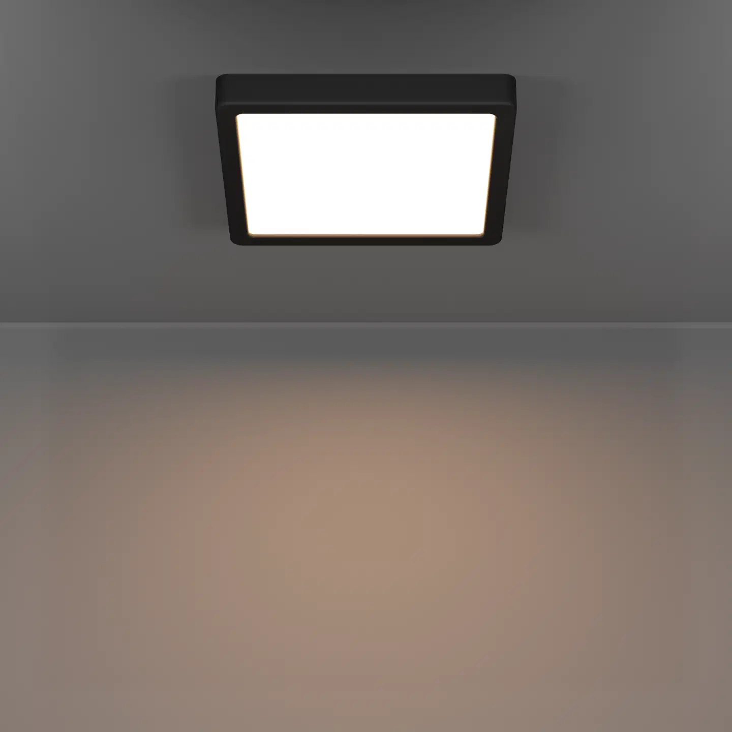 EGLO kattovalaisin Fueva 6 LED 10,5W CCT 22x22 cm musta - 5