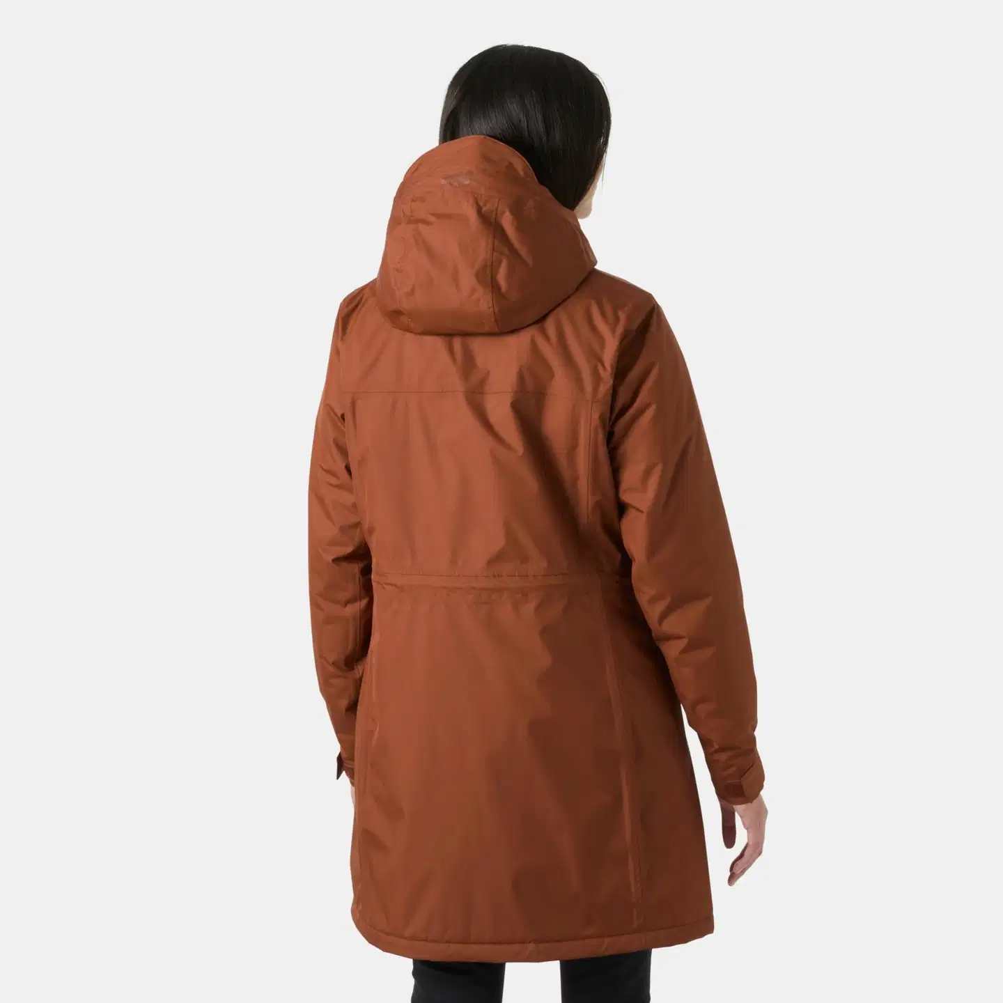 Helly Hansen naisten pitkä kevytvanutakki Westport Ins Coat 53298 - Iron Oxide - 4