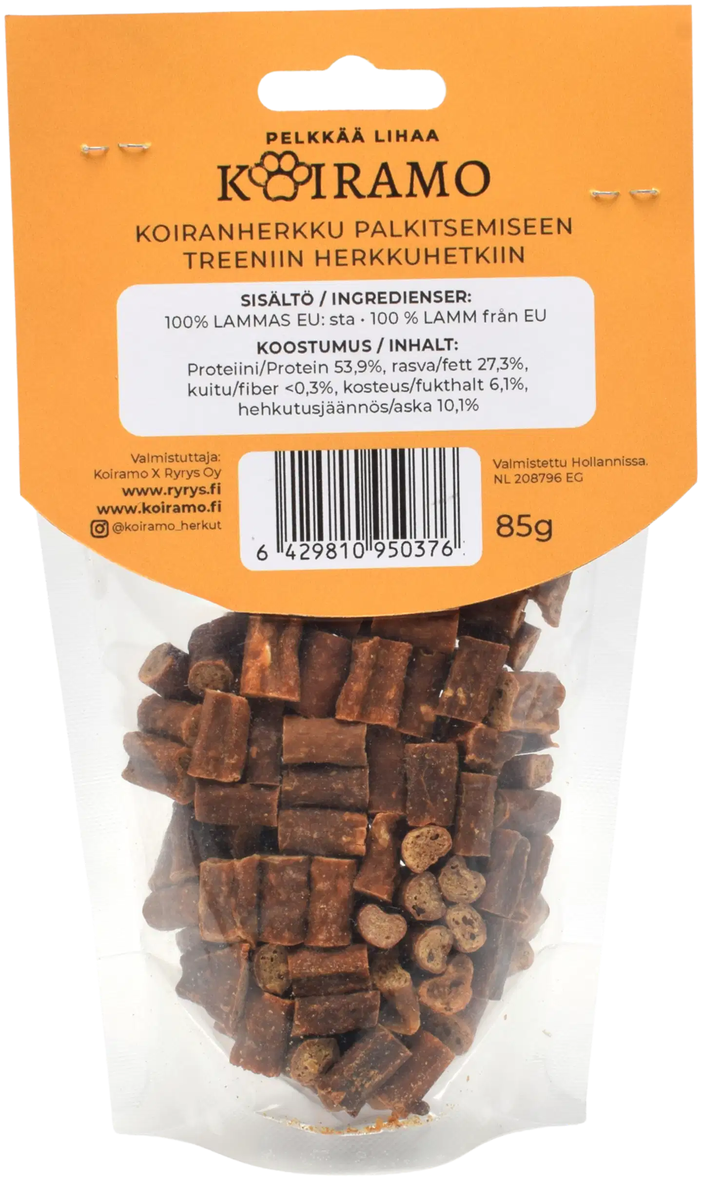 100% Lihapala LAMMAS koiranherkku 85g Koiramo - 3