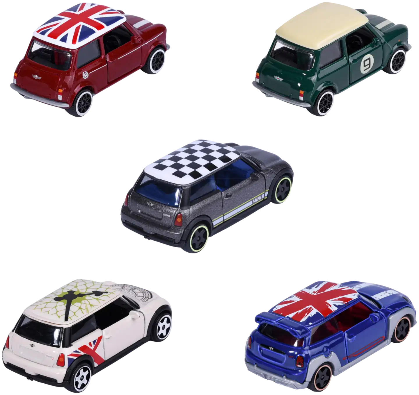 Majorette - Mini 5 auton lahjapakkaus, 1:64, die-cast - 2