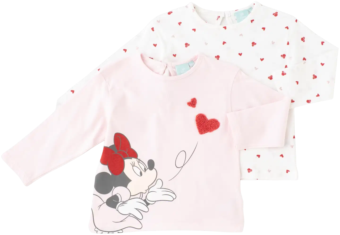 Disney vauvojen pitkähihainen paita Minni I277034 2-pack - pink light - 1