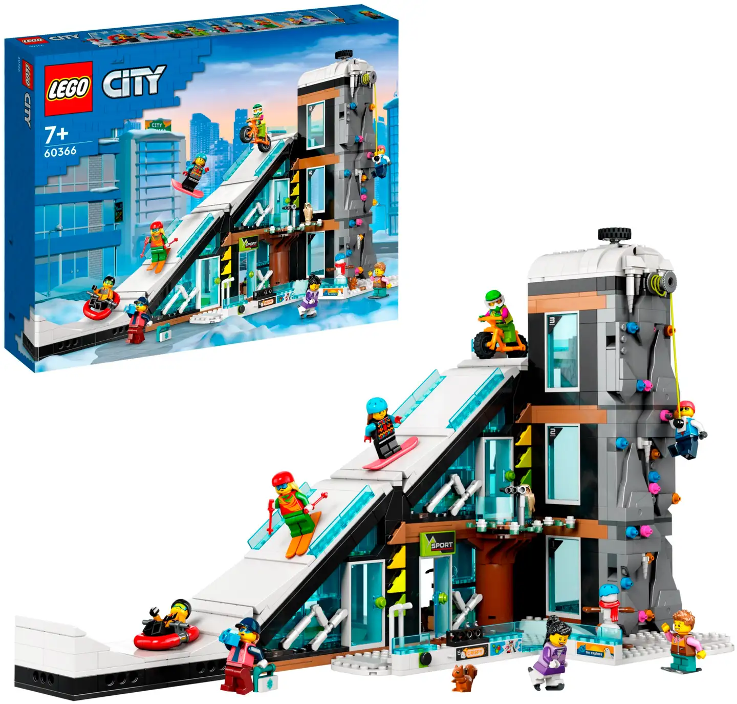 LEGO® City 60366 Laskettelu‑ ja kiipeilykeskus - 2