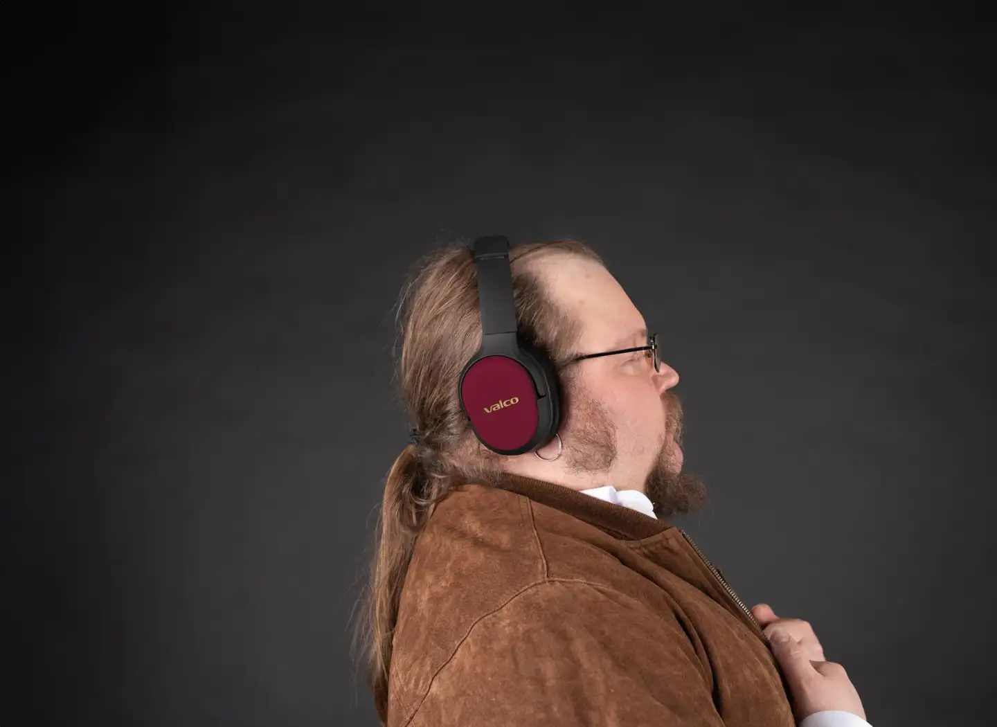 Valco magneettiset vaihtokuoret VMK25 kuulokkeille, punainen - 3