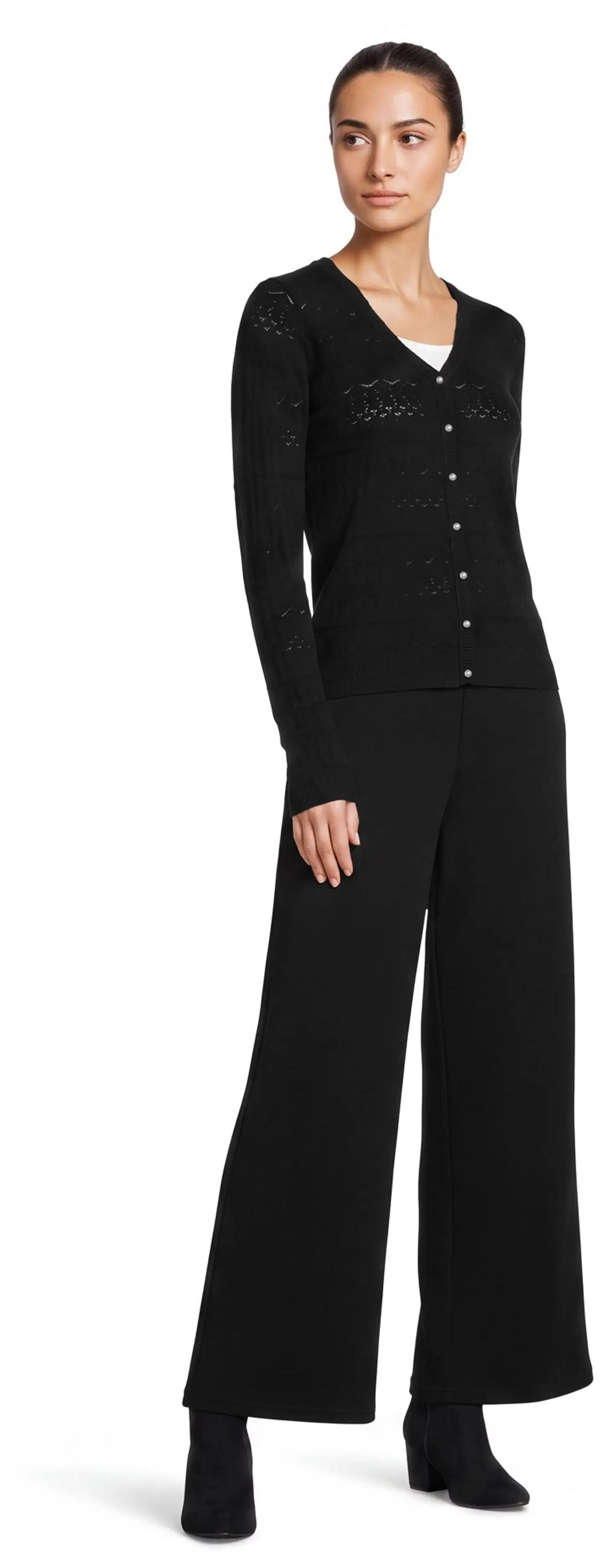 House naisten housut 222H262914 - black - 4