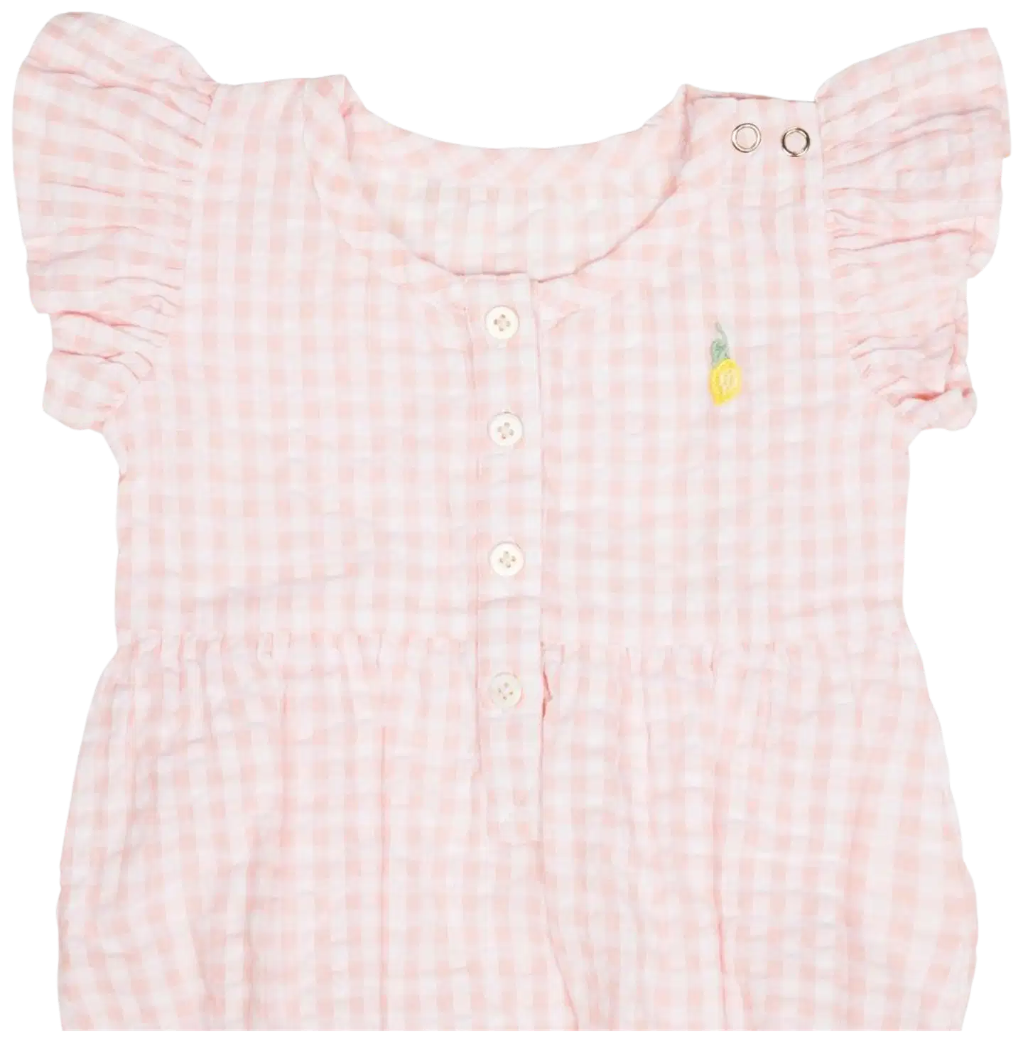 Ma-ia Family vauvojen leikkipuku Ruutu 205208 - Vaaleanpunainen - 2