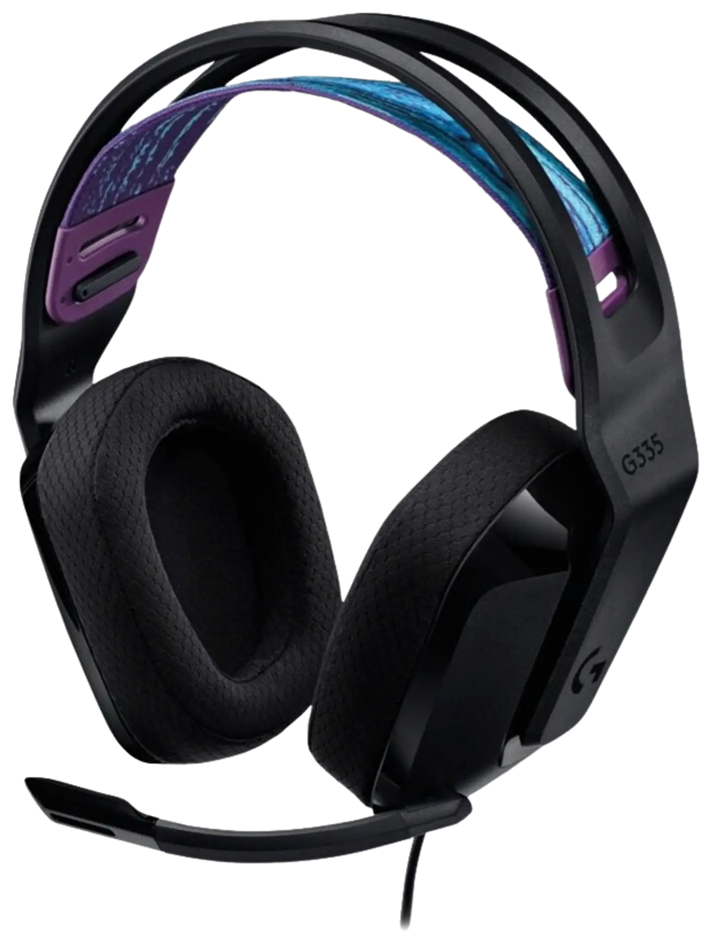 LOGITECH G335 Wired Gaming Headset - musta - 2