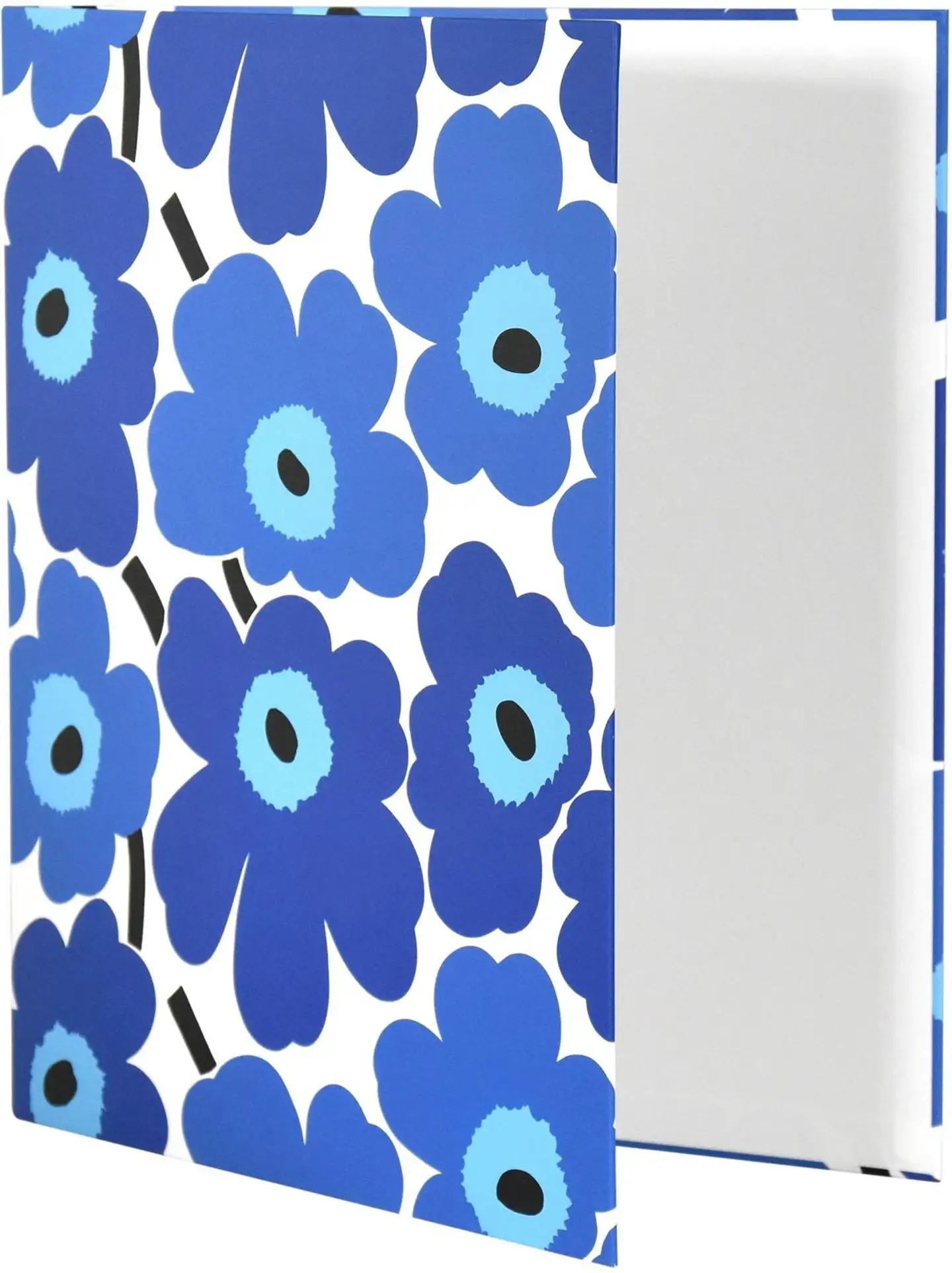 Marimekko rengaskansio 4 cm unikko sininen