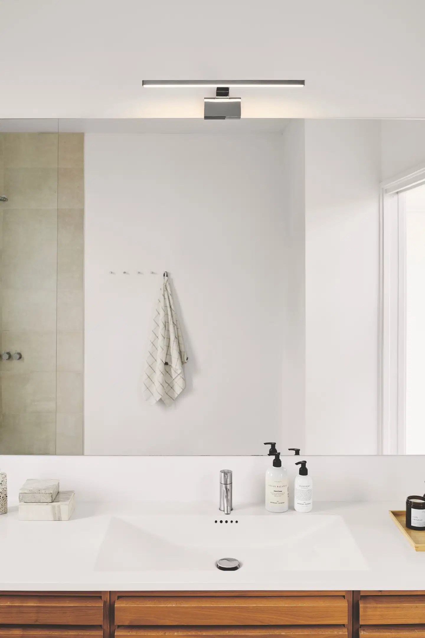 Nordlux LED-seinävalaisin Marlee 3000K IP44 kromi - 6