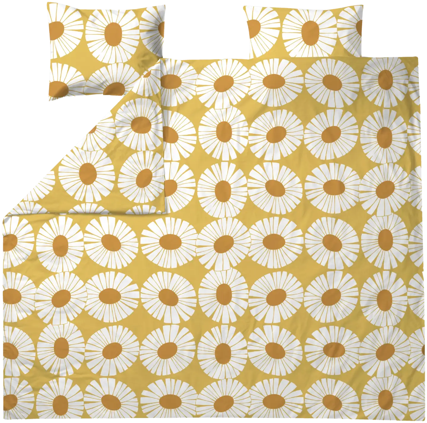 Finlayson tupla pussilakanasetti Valo 240X210+2x50X60 kelta/valkoinen