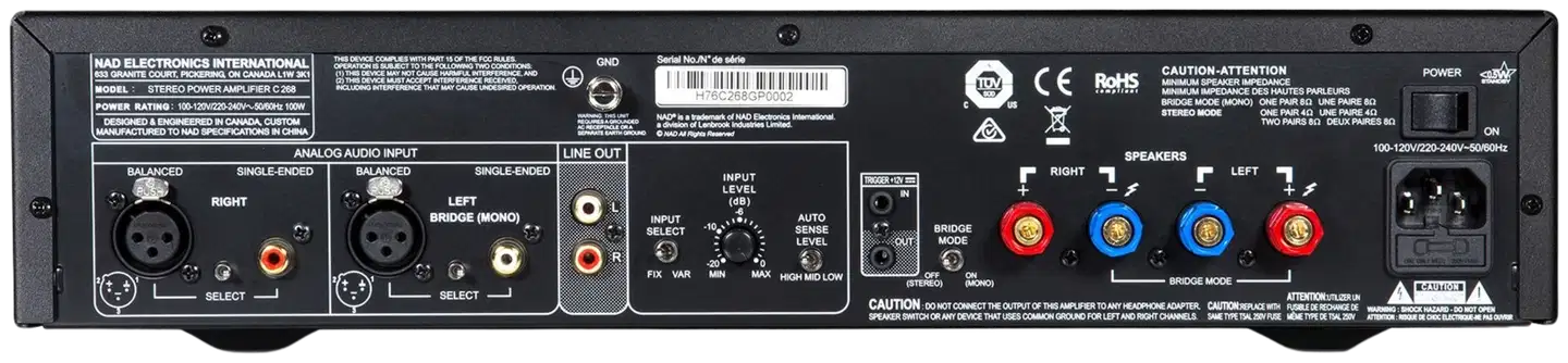 NAD päätevahvistin C268 - 2