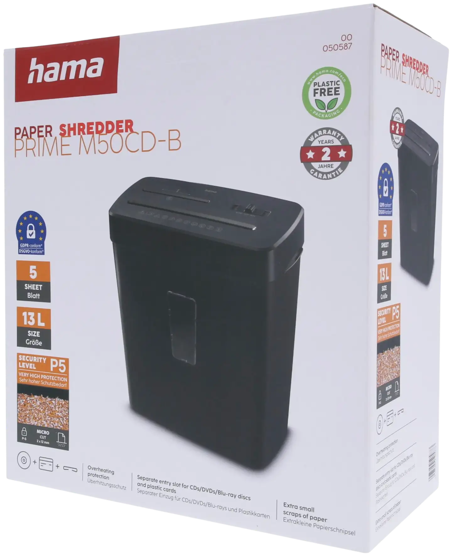 Hama Paperisilppuri Prime M50CD-B, P5, T2, E2 - 3