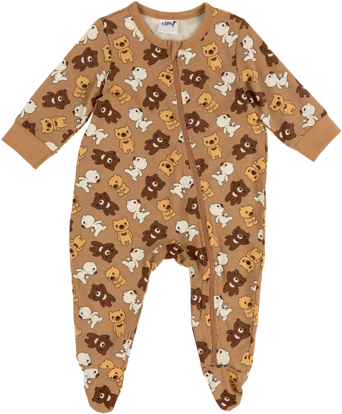 Ciraf vauvojen pyjama nalle 250B244108 2-pack - TANNIN - 4