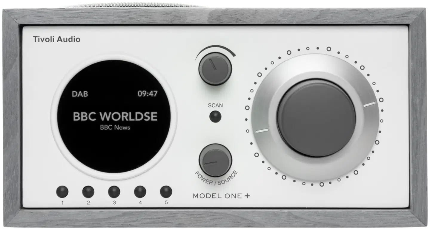 Tivoli Audio DAB+/FM-pöytäradio Model One+ harmaa/valkoinen - 1