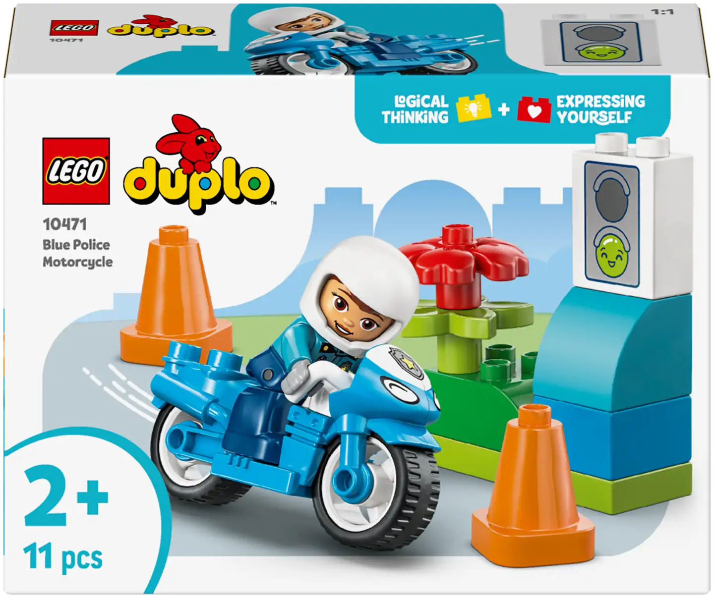 LEGO® DUPLO Town 10471 Sininen poliisimoottoripyörä - 3