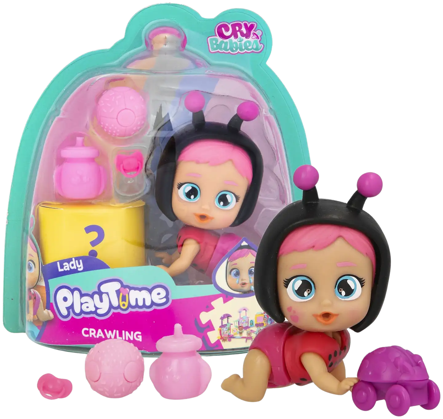 Cry Babies Playtime Care Babies -Pikkunukke - 8