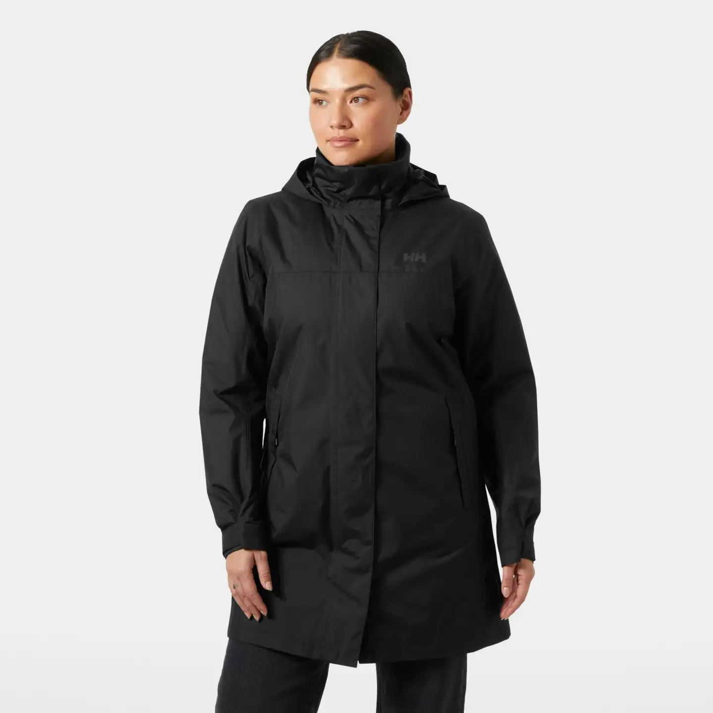 Helly Hansen naisten kevytvanutakki Vancouver Ins Raincoat - BLACK - 3