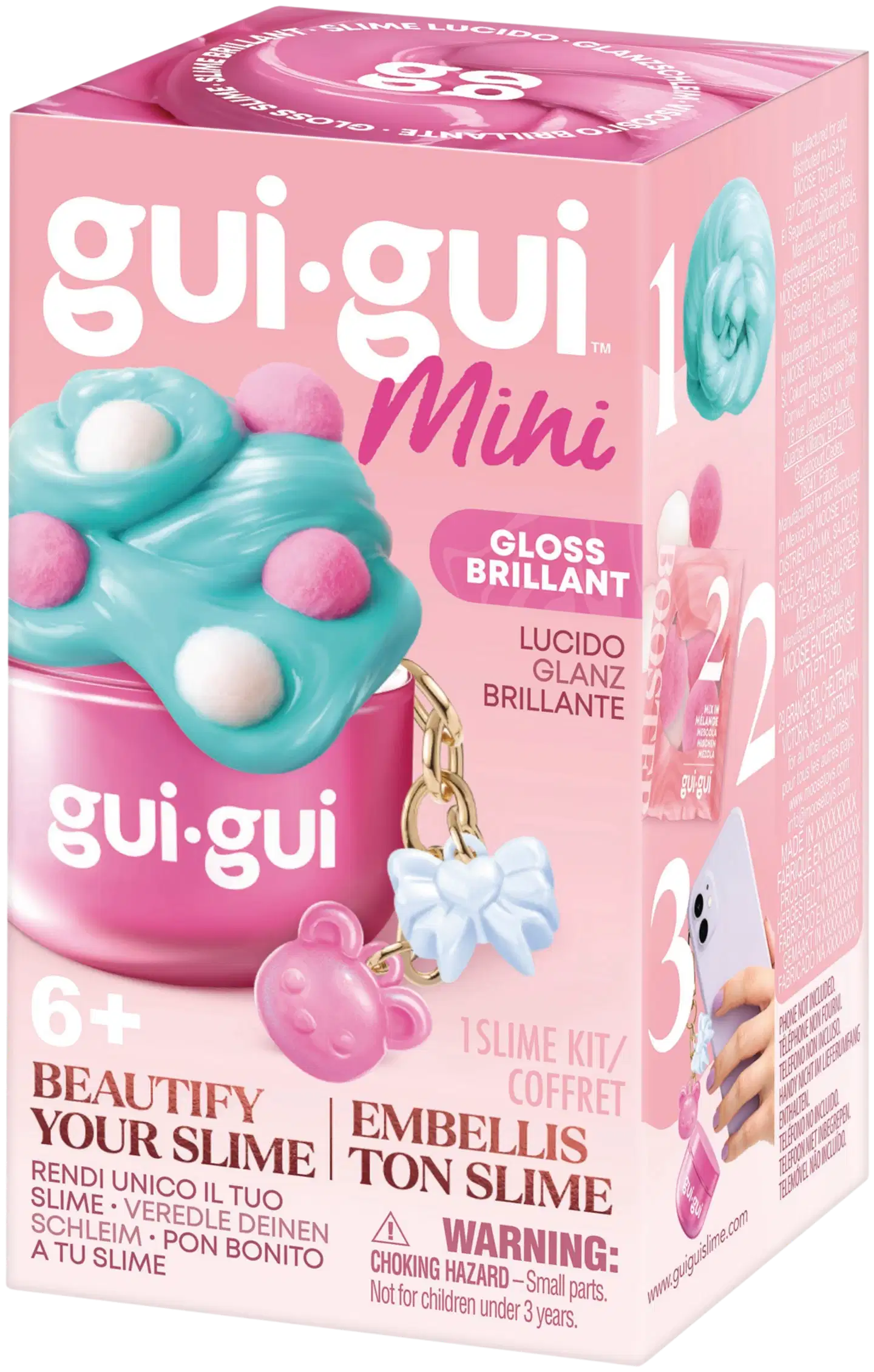 Gui Gui Mini slime 1 kpl, 30 ml, 4 erilaista - 1