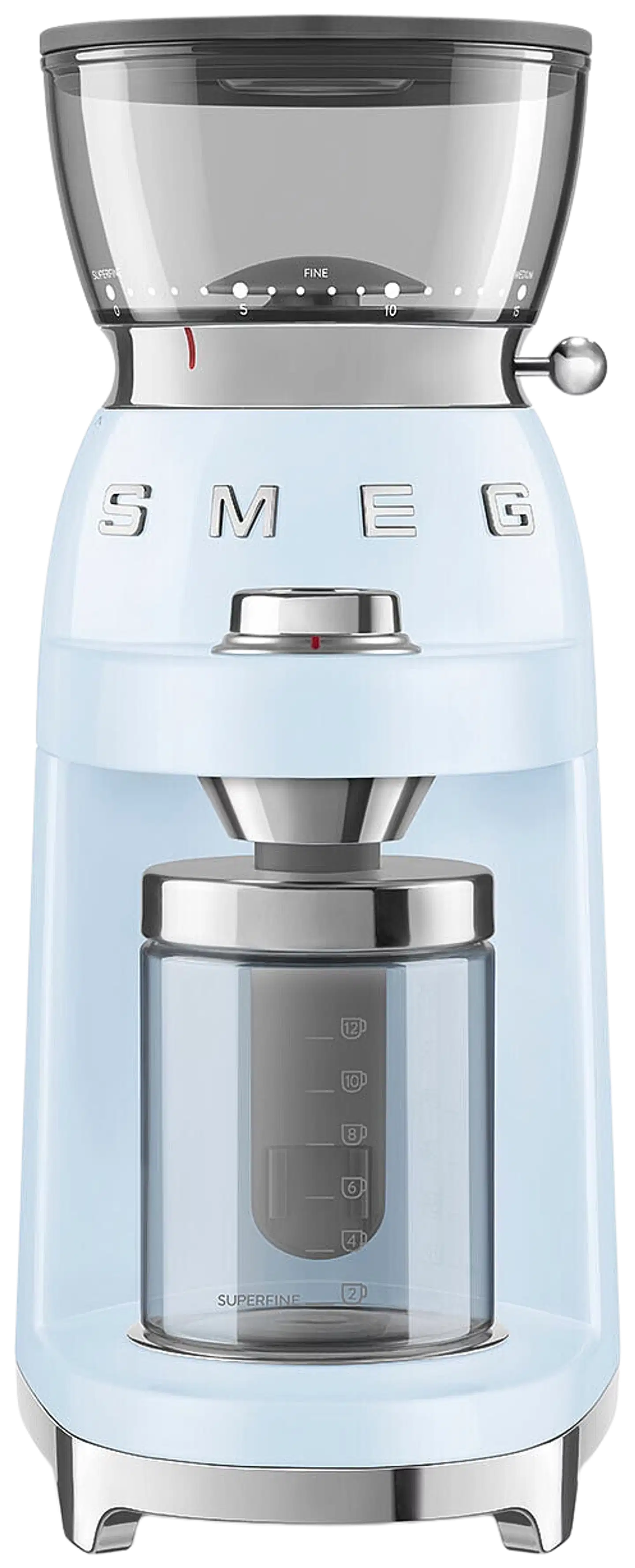 Smeg kahvimylly CGF03PBEU pastellinsininen - 1