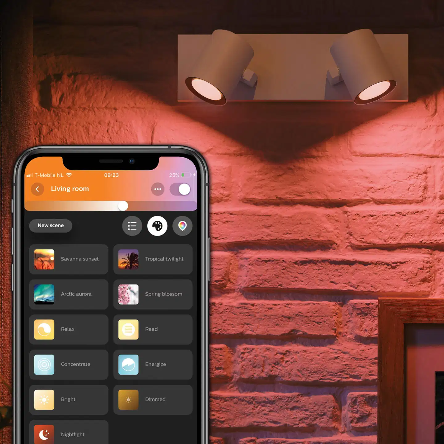Philips Hue Argenta -kohdevalaisin kahdella spotilla 4.2W 2000-6500K 800LM valkoinen - 8