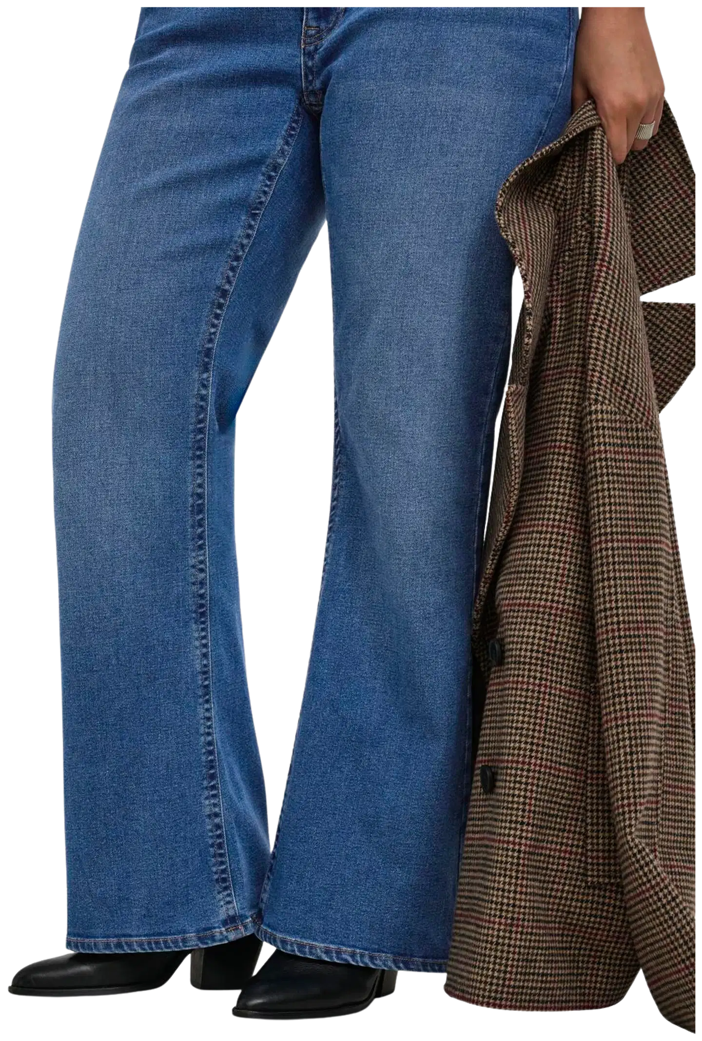 Only Carmakoma naisten farkut Carphoebe - Medium Blue Denim - 3