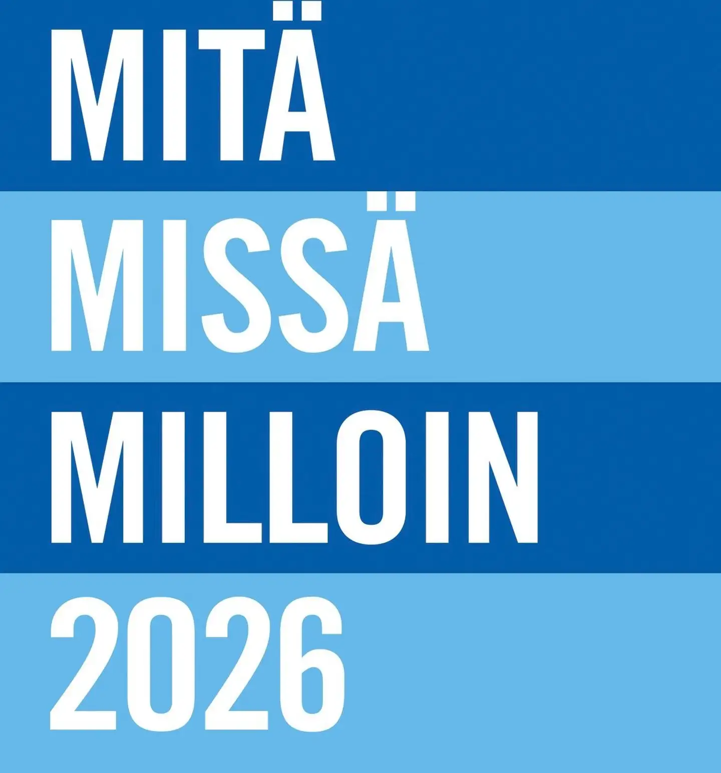 Mitä Missä Milloin 2026