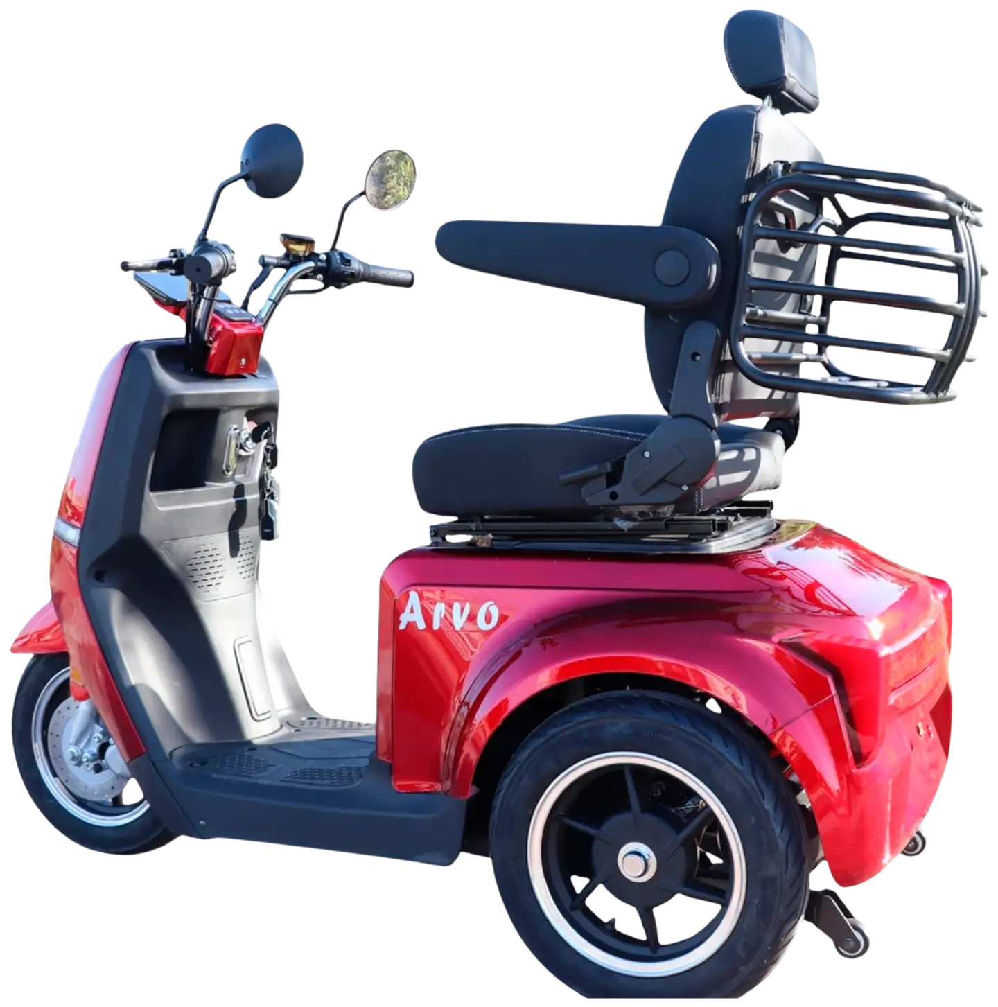 Arvo senioriskootteri P700 punainen - 3
