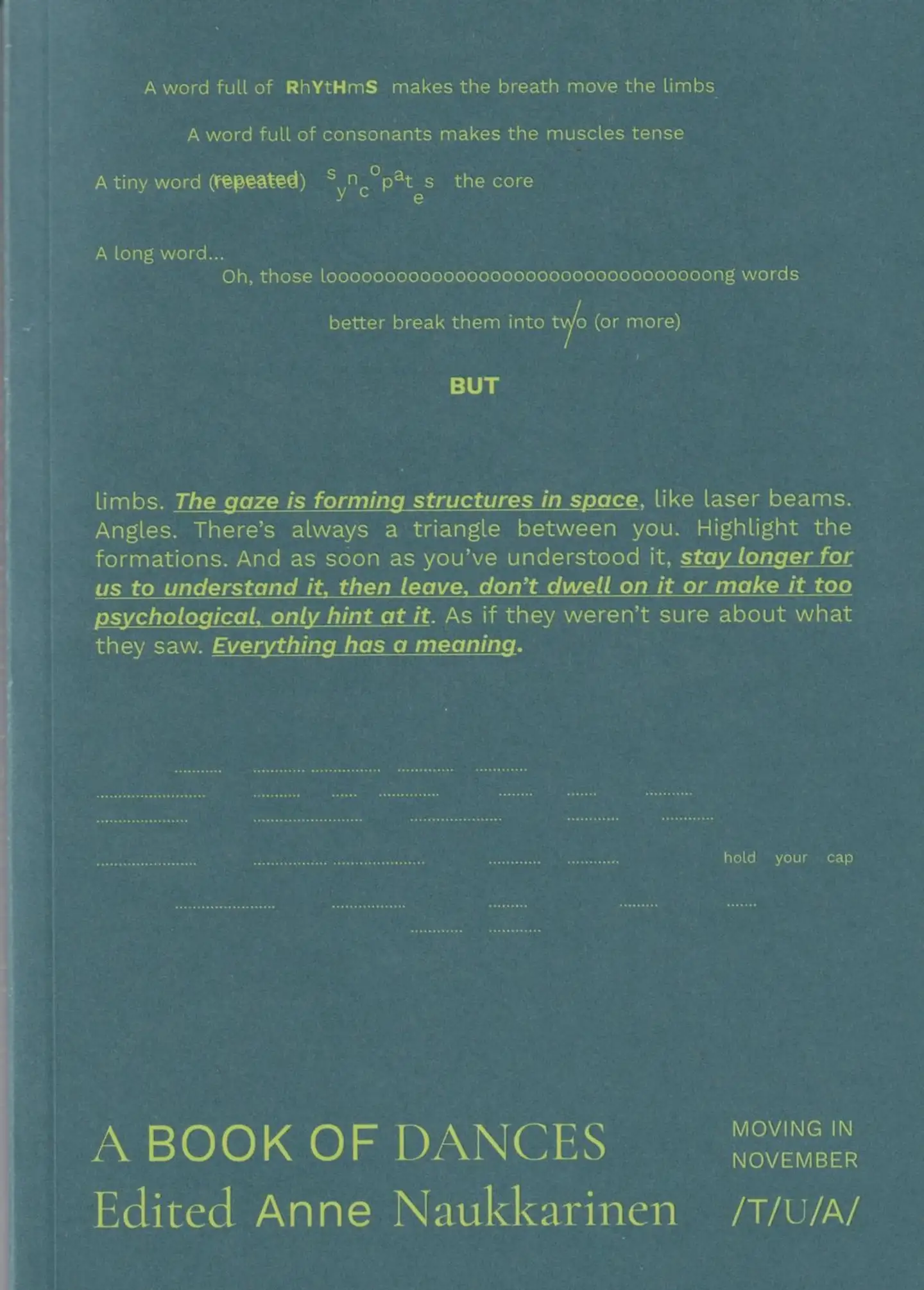 Naukkarinen, A Book of Dances