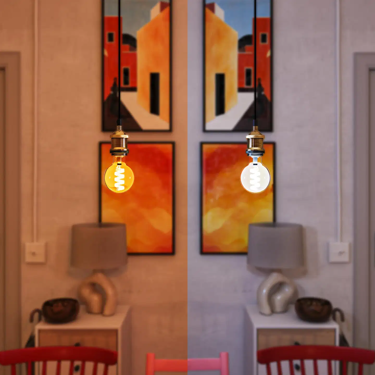 Philips Smart Lighting LED-filamenttilamppu 6W A60 E27 2200-6500K 470lm RGB kirkas - 11