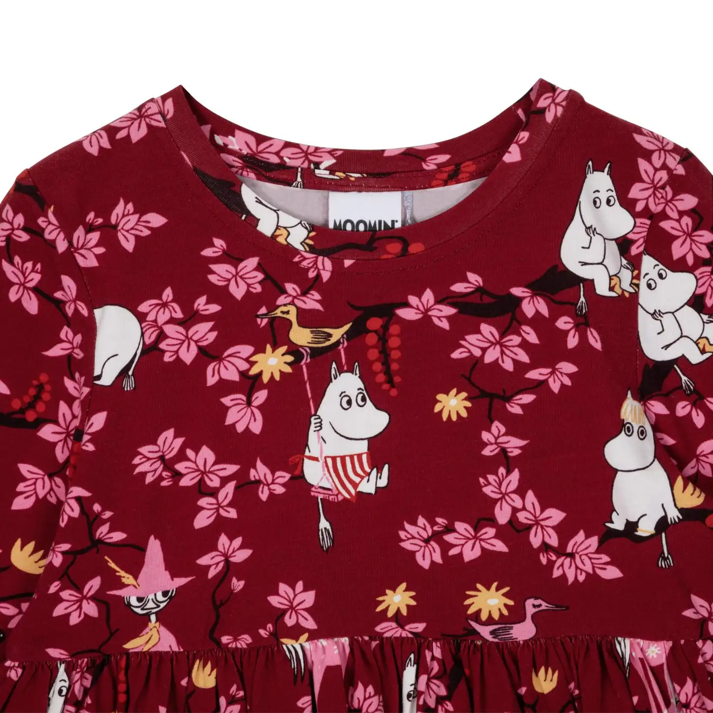 Martinex Muumi lasten mekko Kiipeilypuu 588741 - burgundi - 3