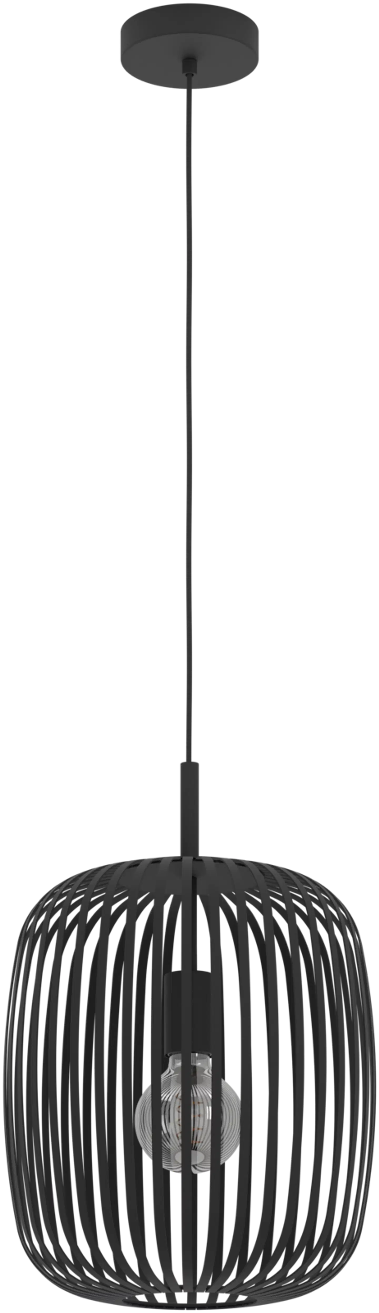 EGLO Riippuvalaisin Romazzina 40W Ø32,5cm musta - 1