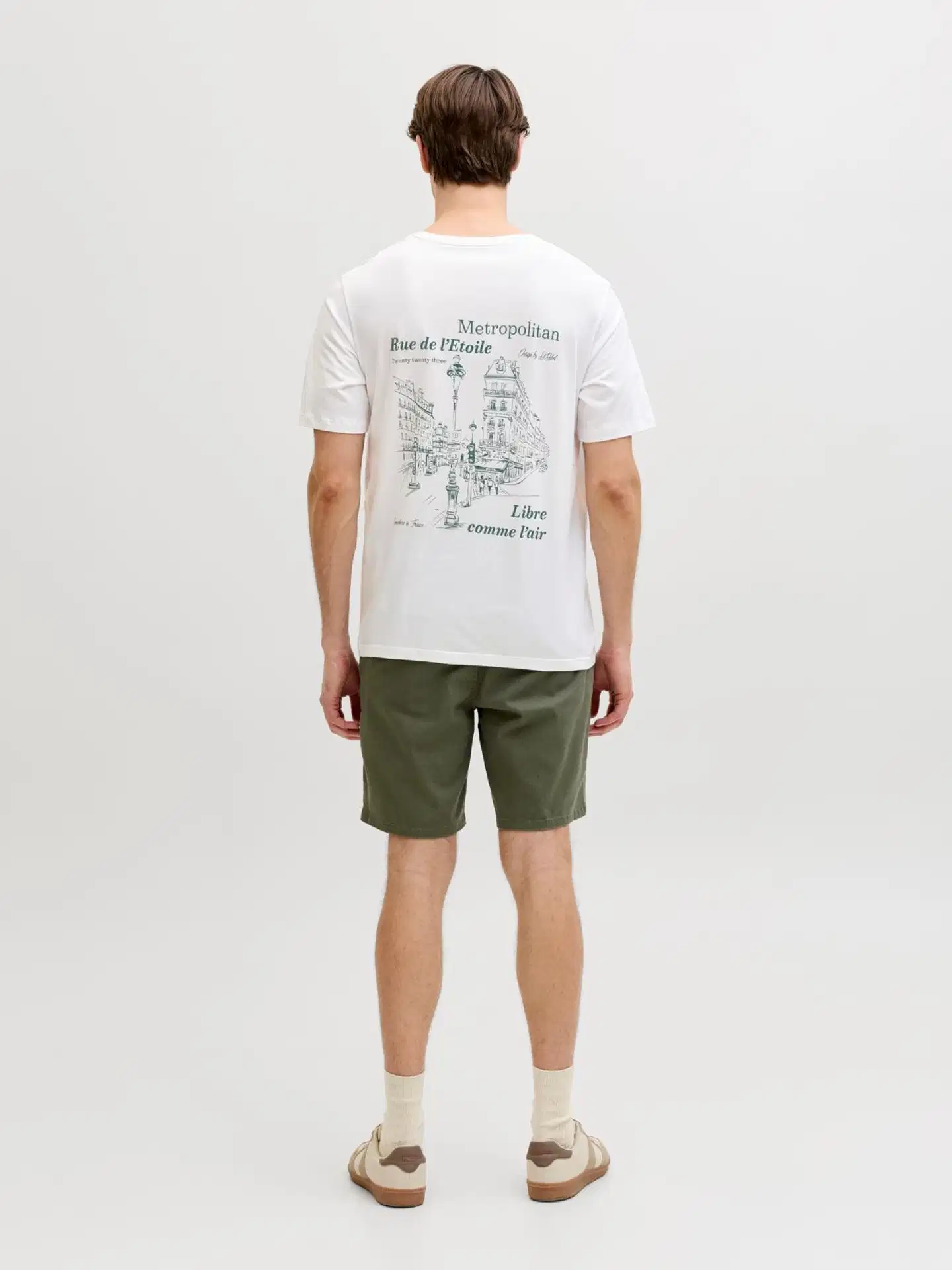 JJ REBEL miesten t-paita Jrebkelsey - Bright white - 5