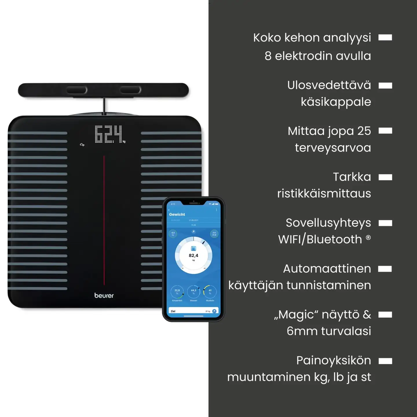 Beurer diagnostiikkavaaka BF990 WIFI - 5