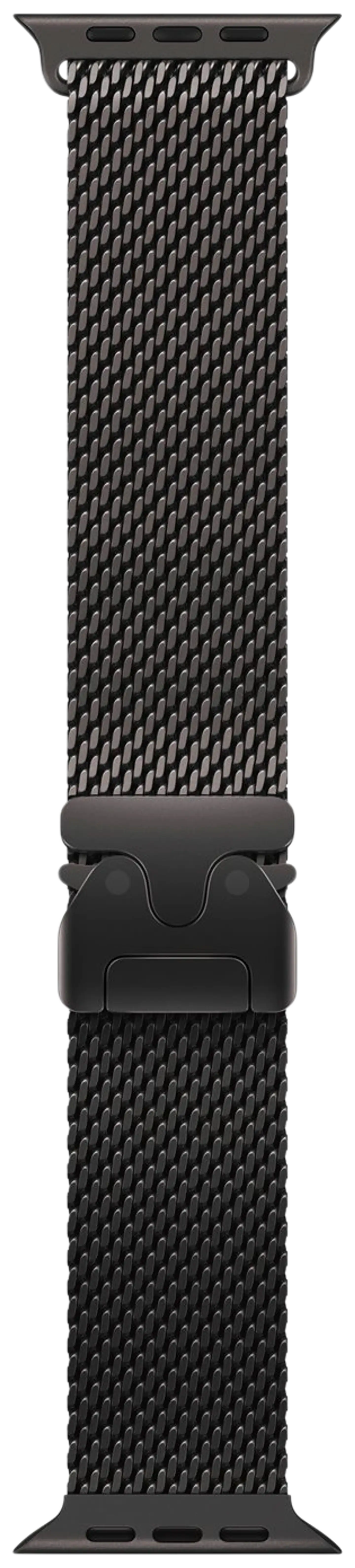 Apple Watch Ultra 2 GPS + Cellular 49mm mustatitaani kotelo, Black Titanium Milanese Loop ranneke - M - MX5U3KS/A - 3