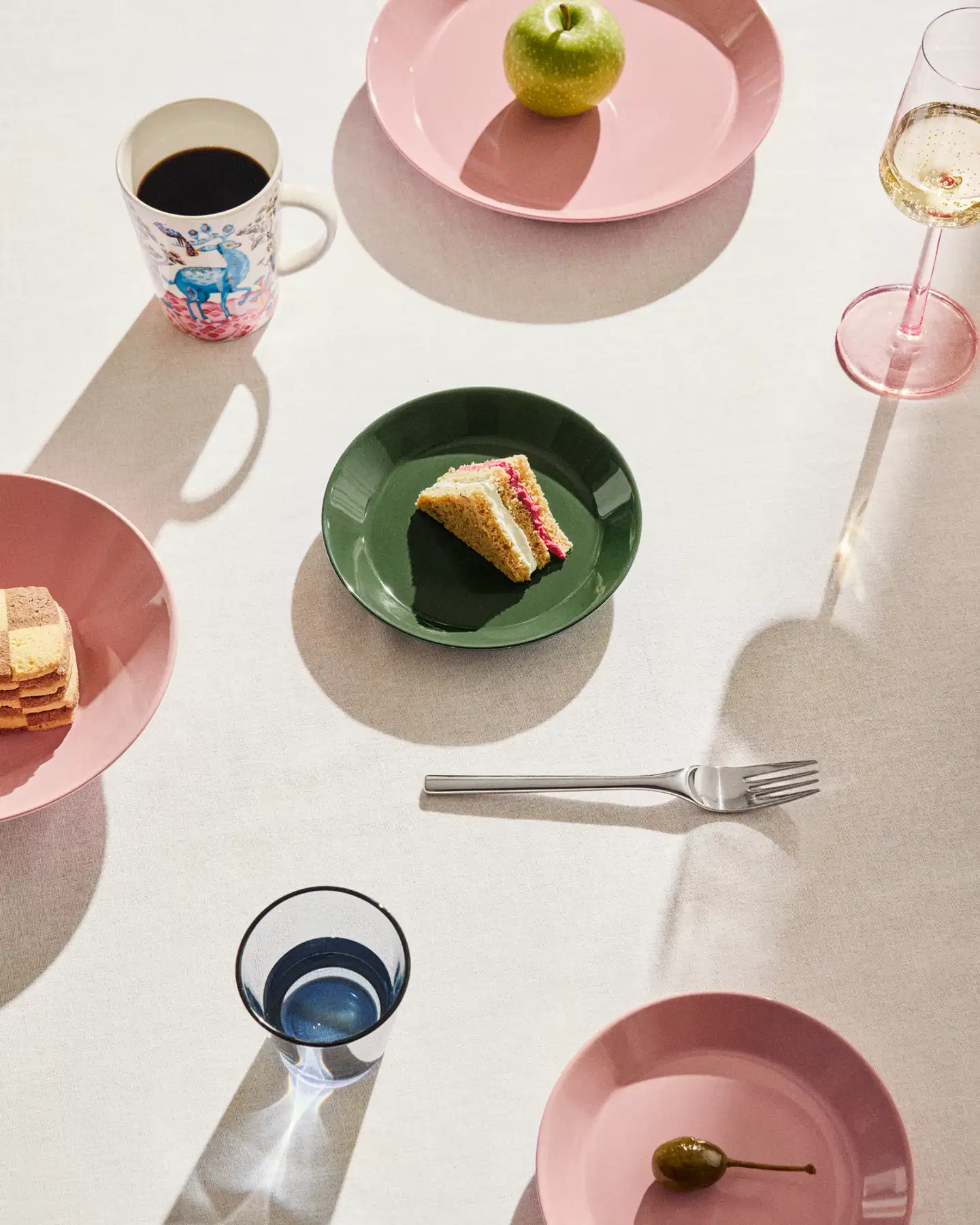 Iittala Satumetsä pinkki-taivaansininen 0,4L muki - 5