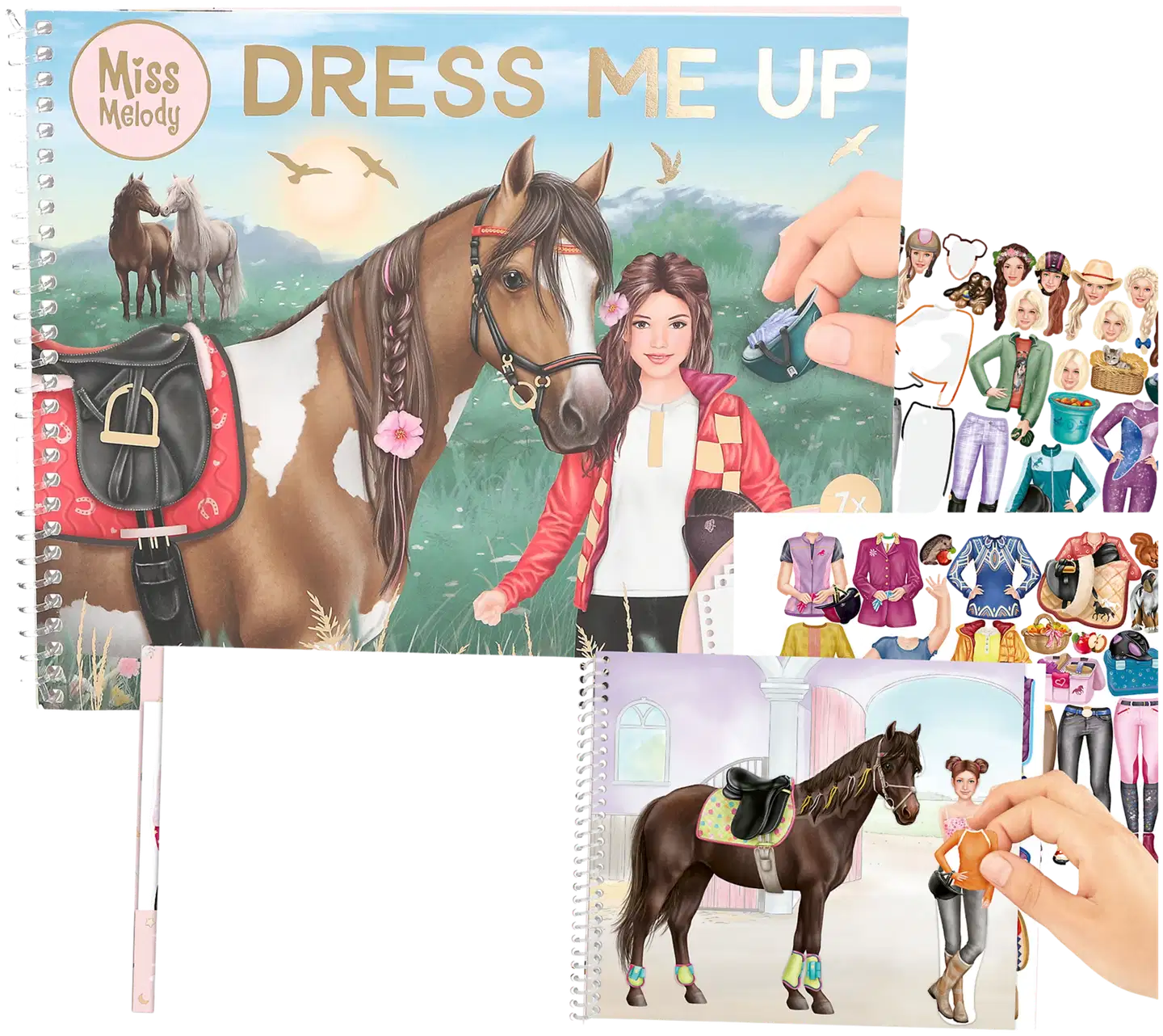 Miss Melody tarrakirja iso Dress Me Up - 2