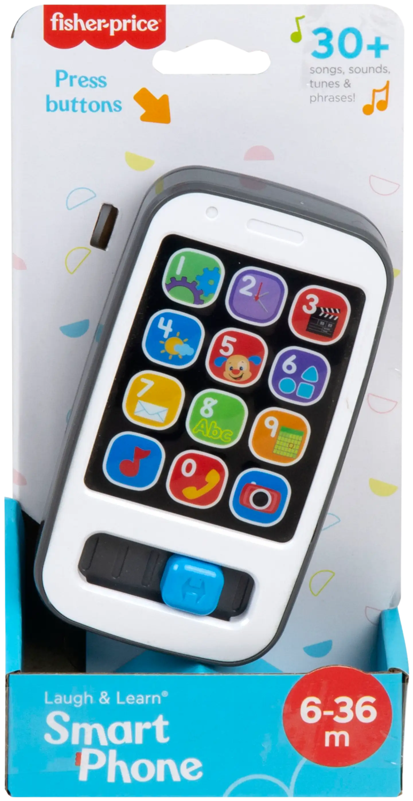 Fisher Price Laugh & Learn Smart Phone älypuhelinlelu suomenkielinen 6kk+ - 3