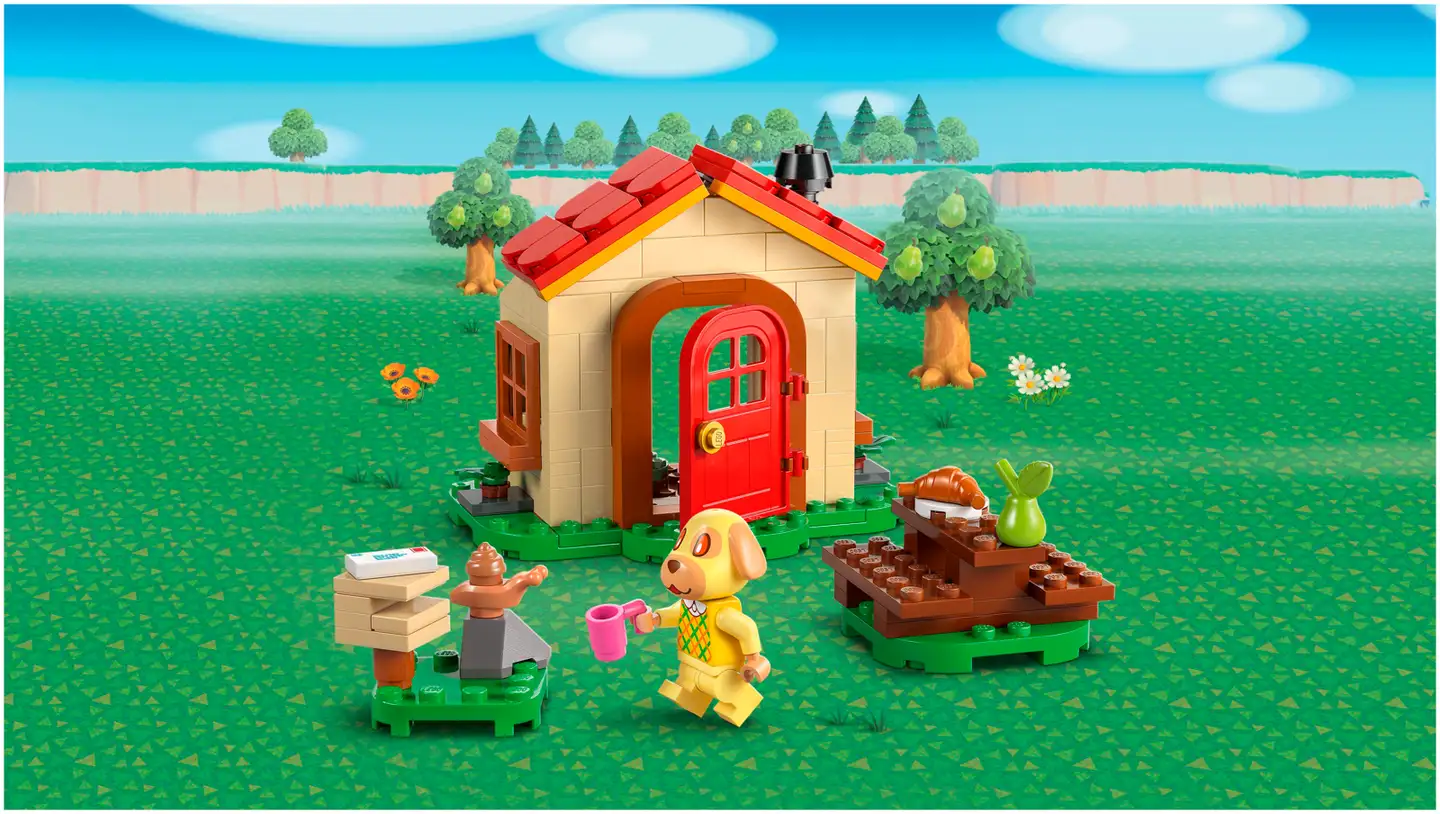 LEGO Animal Crossing 77058 Goldie kodikkaassa talossaan - 4