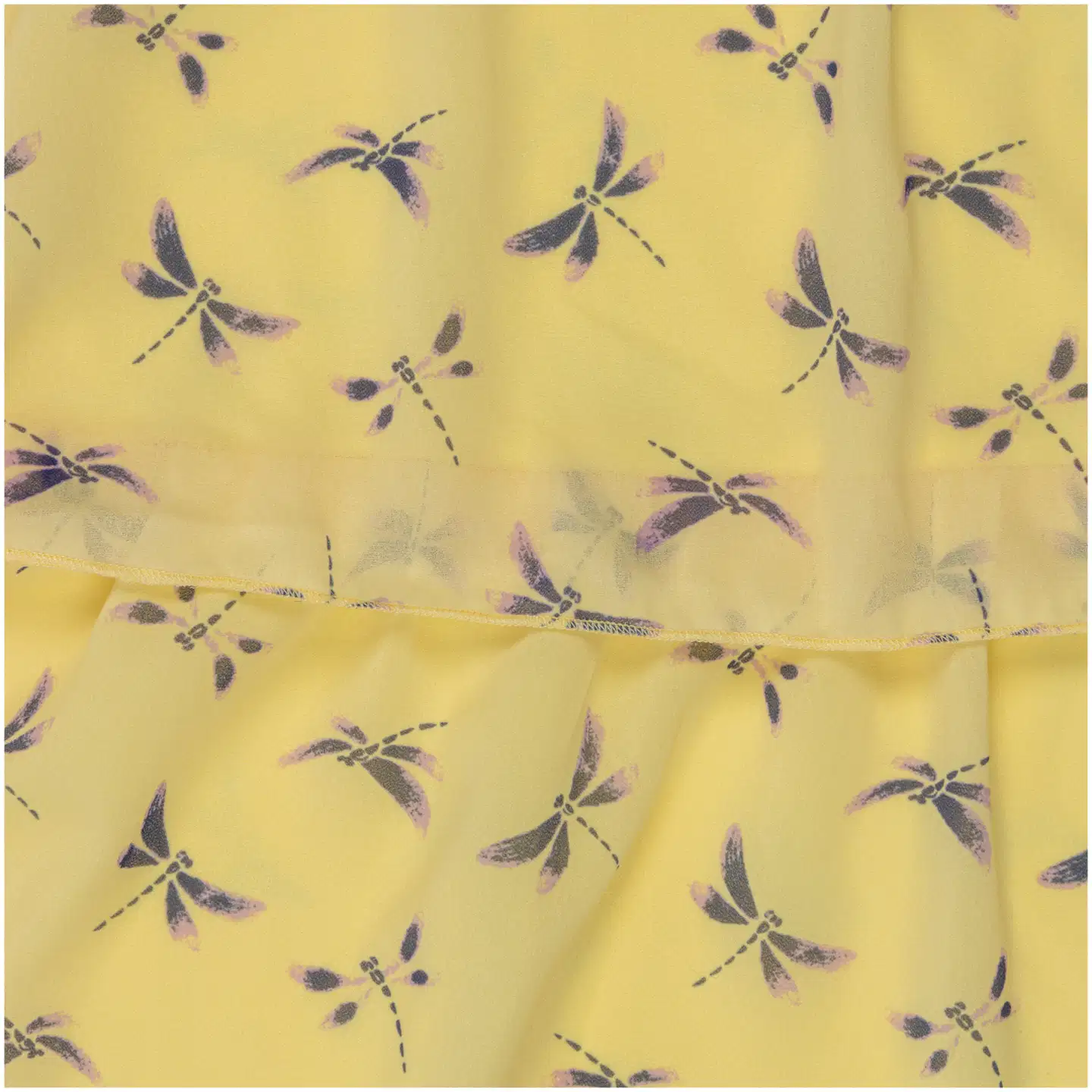 House lasten frillamekko 23TH172629 PatternLab - Yellow aop - 2