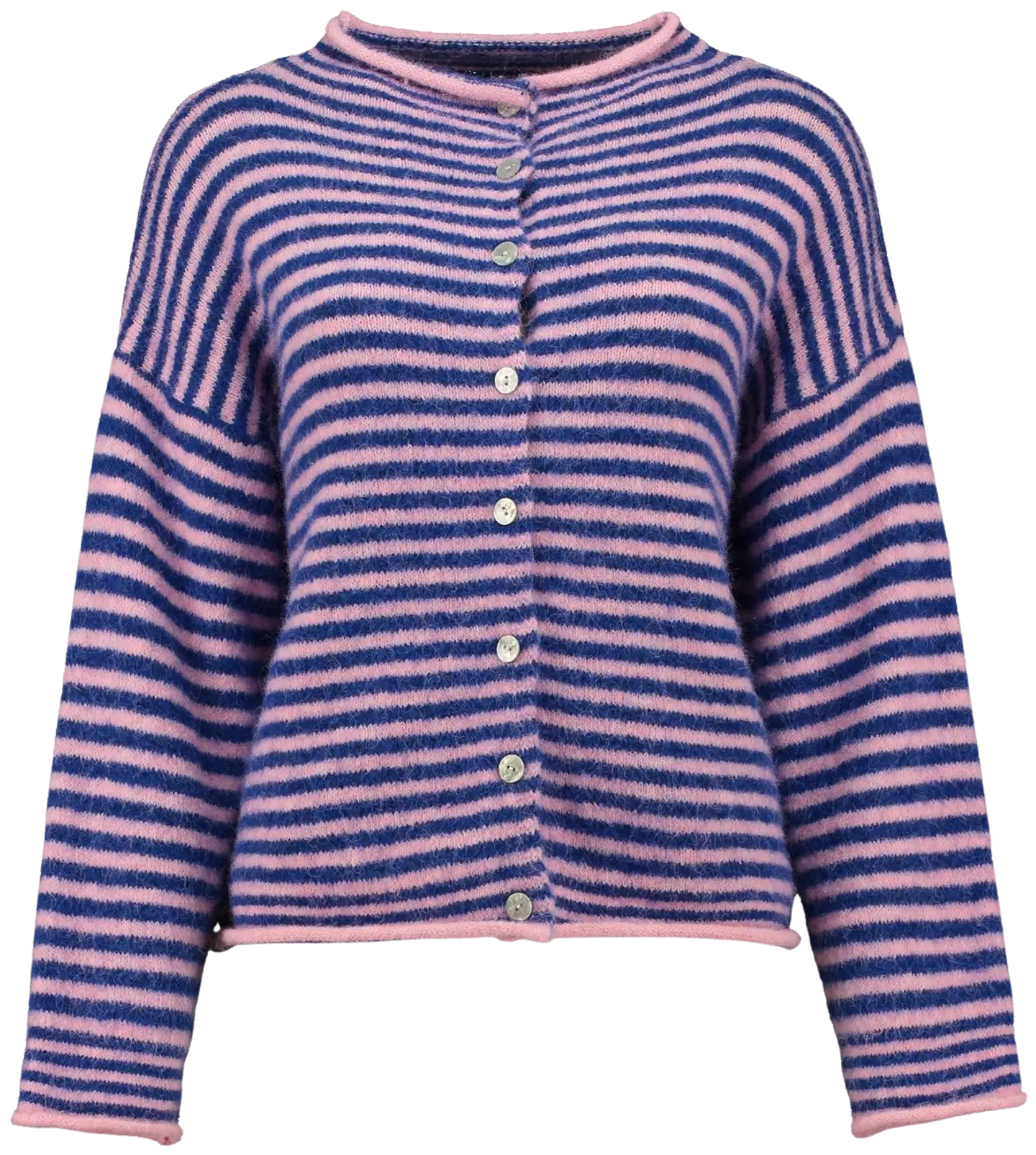 Hailys naisten neuletakki Ge44raldine - silky rose/electric blue - 1