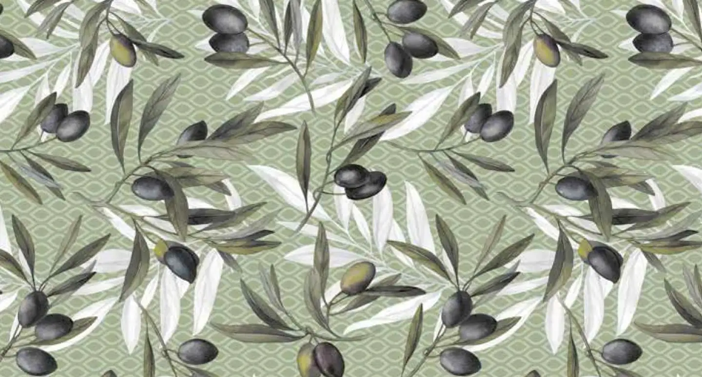 Dolce Vita vahakangaspöytäliina Green Olive 140x240cm 5076-01 vihreä