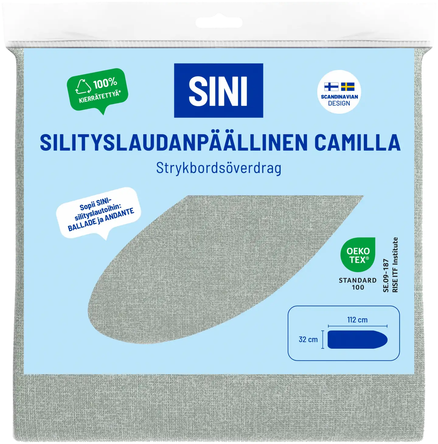 Sini Camilla silityslaudanpäällinen