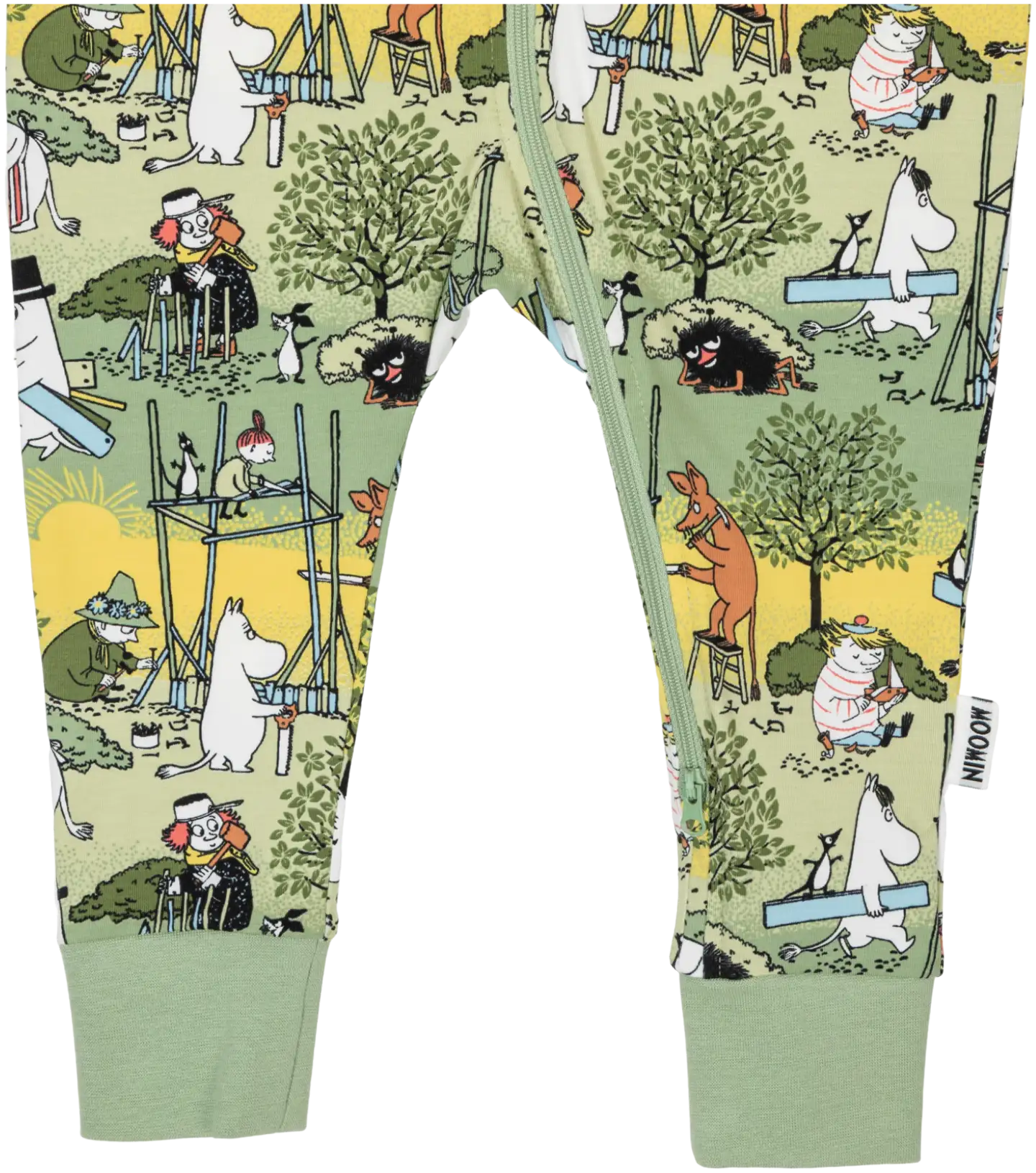 Muumi vauvojen pyjama Uutterat 591173 - VIHREÄ - 3