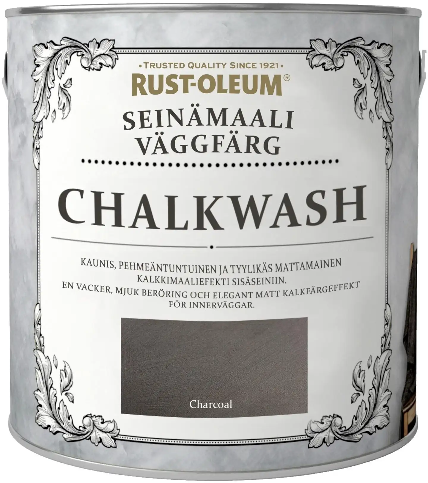 Rust-Oleum Chalkwash 2,5L Charcoal Seinämaali - 1