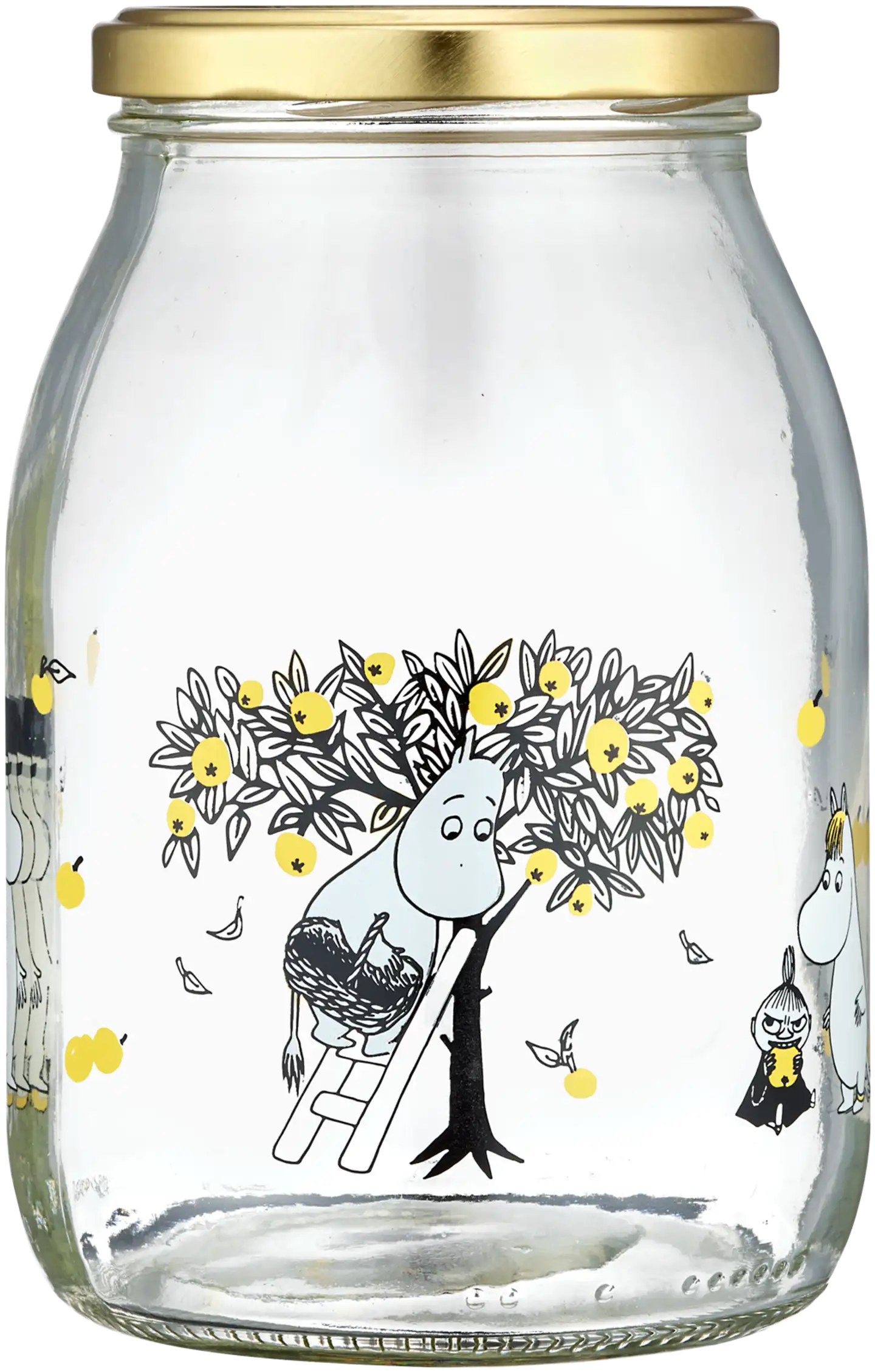 Muurla Muumi lasipurkki 1L Omenat - 1
