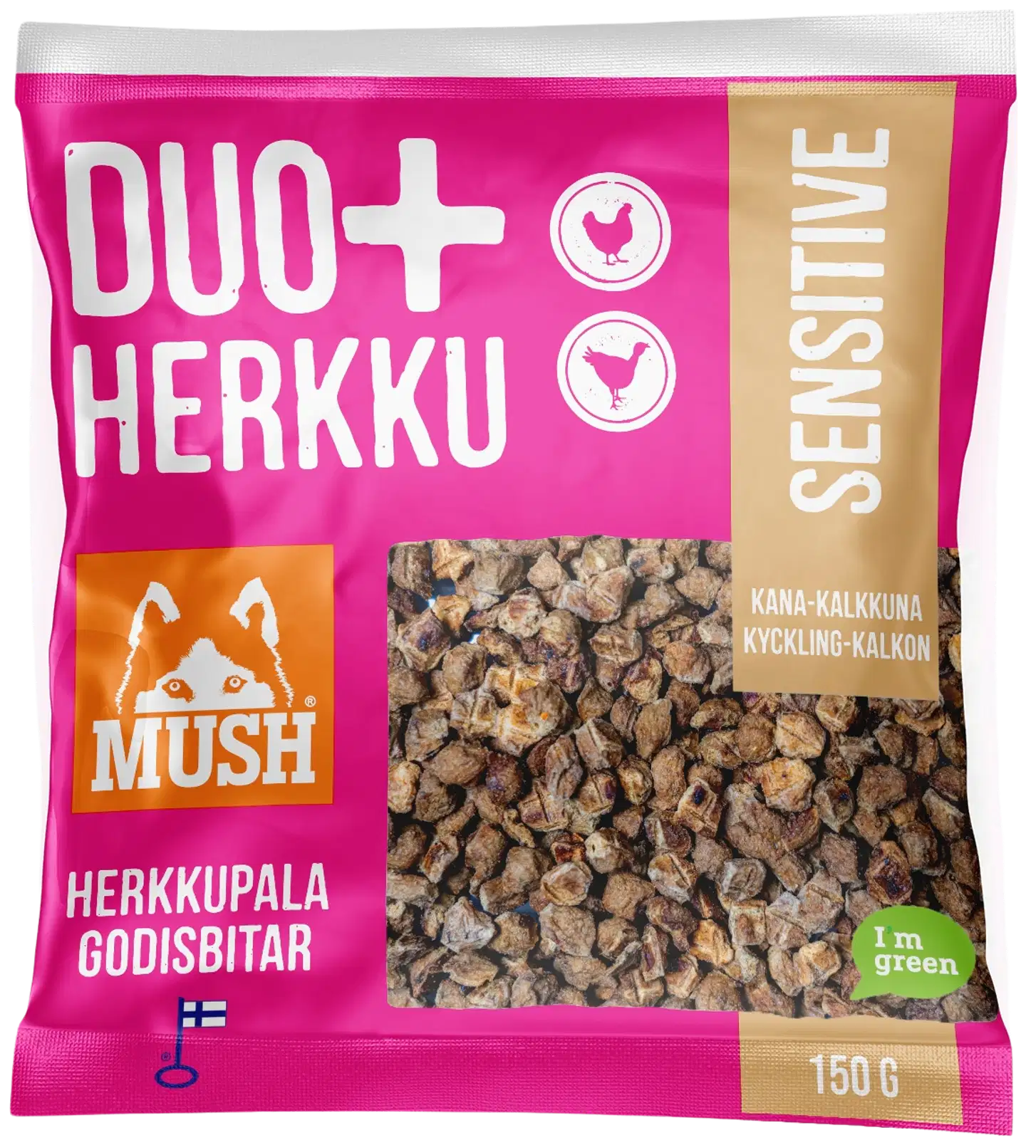 MUSH DUO+ HERKKU SENSITIVE 150g