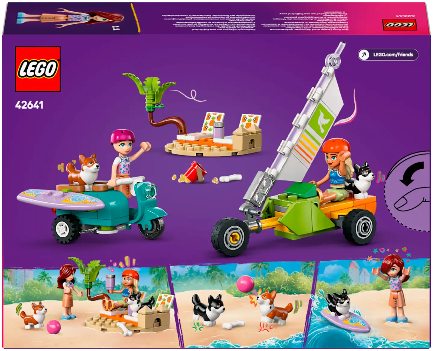 LEGO® Friends 42641 Surffikoirat ja skootteriseikkailu - 3