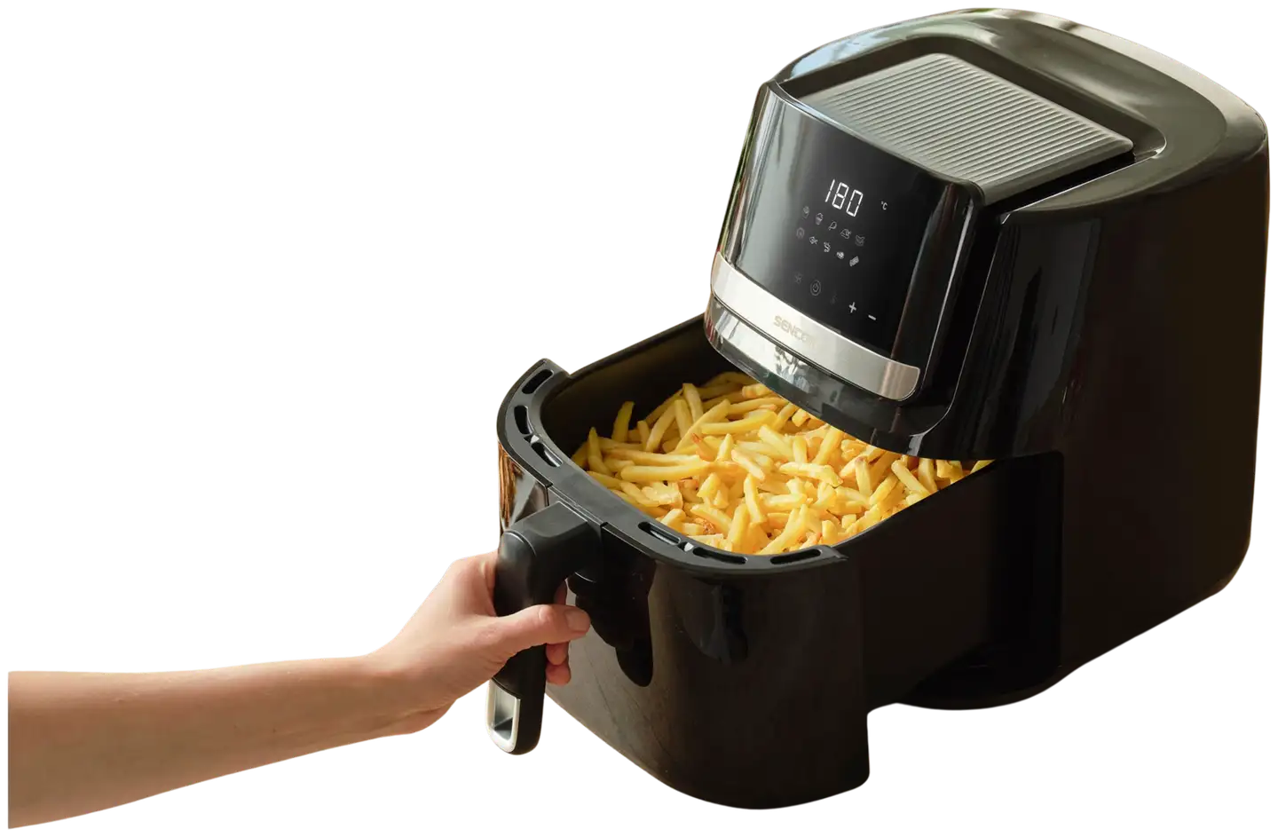 Sencor air fryer kiertoilmakypsennin SFR 6550BK musta - 6