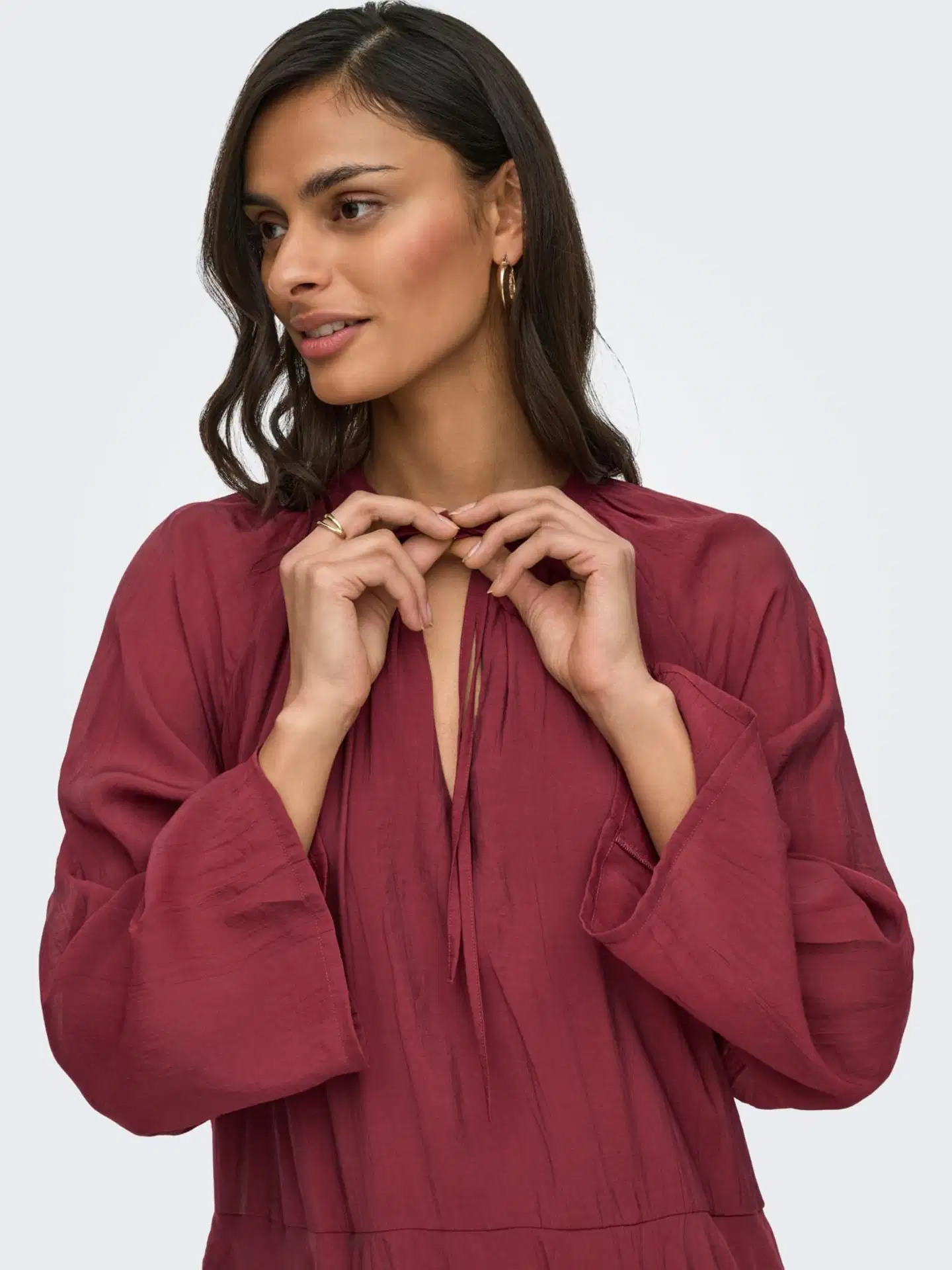 JDY naisten mekko Jdyharper - Oxblood Red - 7