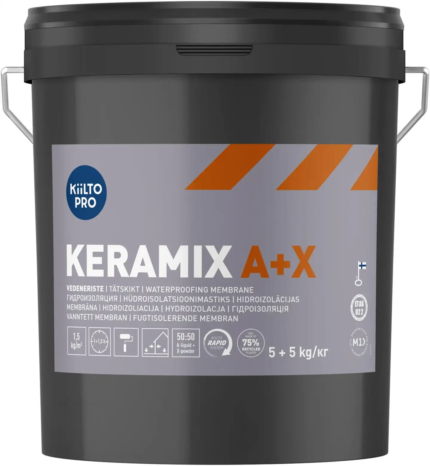 Kiilto Keramix A Neste + X Jauhe 5 + 5 kg