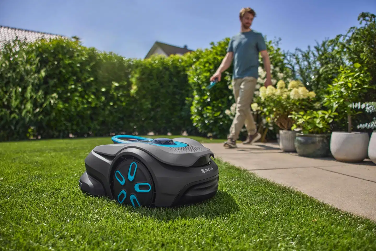 GARDENA robottiruohonleikkuri smart SILENO sense 400, rajalangaton - 13